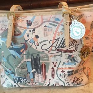 NEW Spartina Atlanta Georgia Maps handbag